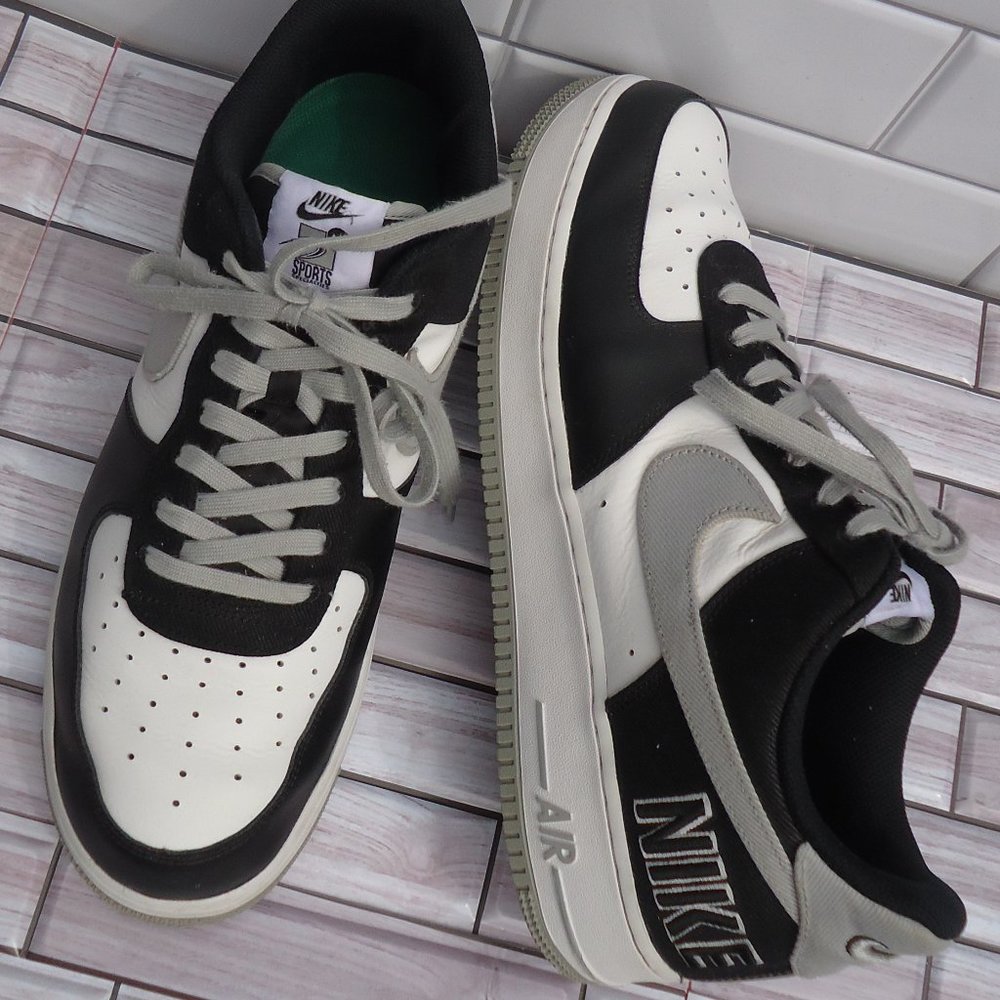 SIZE 13. NIKE AIR Force 1 Low '07 EMB Raiders sneakers shoes.